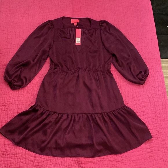 Lilly Pulitzer Deacon Dress in Amarena Cherry - Picture 2 of 10